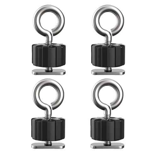 9004 Kayak Rail Track Screws Tie Down Eyelet, Kayak Knob Nuts Hardware, Stainless Steel Kayak Screws, Outdoor Parts Tool Rails Bolts for Canoe Boat.
