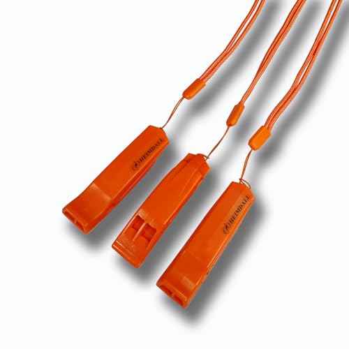 HEIMDALL Emergency Whistle with Lanyard for Safety Boating Camping Hiking Hunting Survival Rescue Signaling