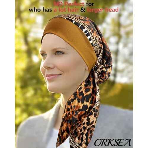 Chemo Headwear for Women Head Scarf Headwraps Silky Soft Turbans for Women Cancer Hats Chemo Beanie Coverings Scarves