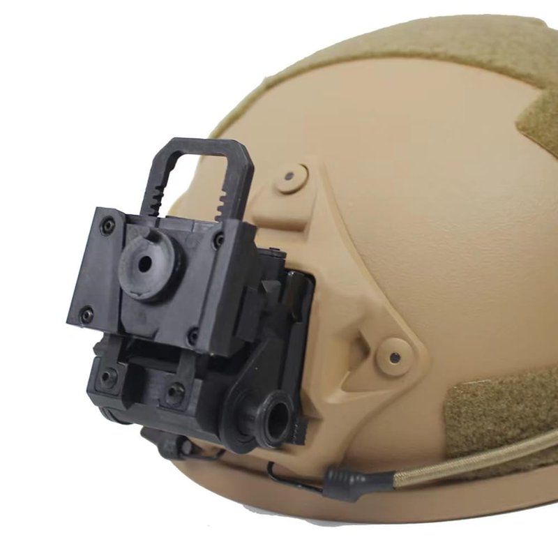 Night Vision Mount,NVG Tactical Helmet Mount, for L4g24 NVG， Plastics(Black)