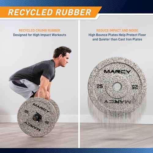 High Bounce Olympic Bumper Plate for Strength Training Weightlifting Workout Weight