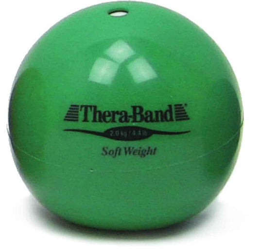 THERABAND Soft Weighted Balls Set for Baseball & Softball - 4.5" Isotonic Training for Shoulder Strength & Rotator Cuff
