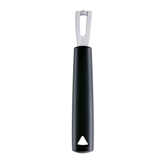 triangle Channel Knife - Triangular, V-Shaped Stainless Steel Blade - Fruit & Vegetable Carving Tool for Garnishing - GreenGrip Handle - Dishwasher Safe - Made in Germany