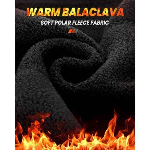 GXCROR Ski Mask Balaclava,Cold Weather Windproof Thermal Winter Face Mask Head Cover Skimask for Men/Women