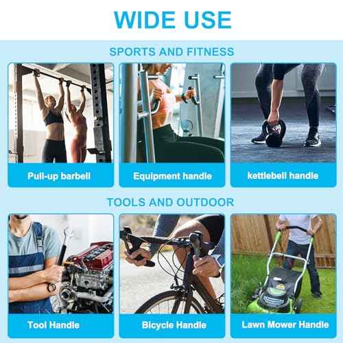 Self-fusing Silicone Tape(20mil), Fusion Grip Tape, Applicable to Silicone wrap for Barbells, Dumbbells, Pull-ups, and Tools Like Bike Handlebars, Wrenches, and More (1 in * 10 ft)
