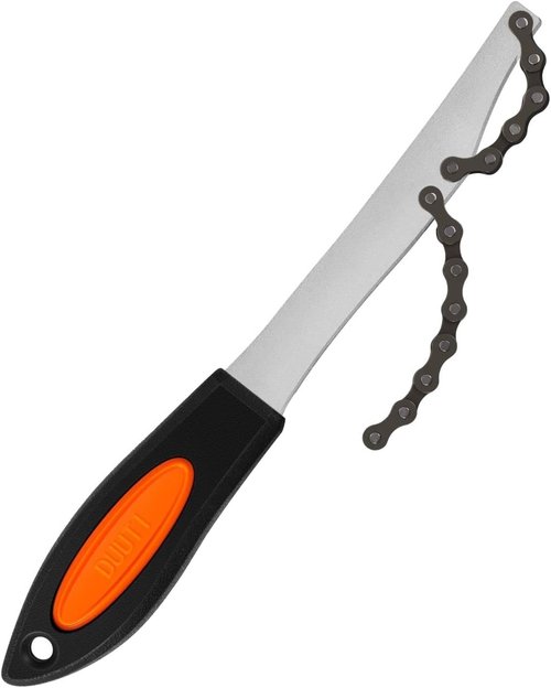 Bike Cassette Removal Tool - Flexzion Chain Whip with Rubber Grip for Shimano & SRAM