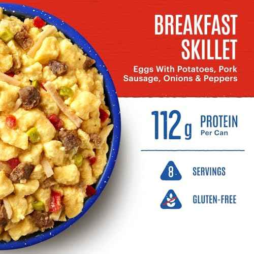 Mountain House Breakfast Skillet #10 Can Freeze Dried Survival & Emergency Food Gluten-Free 8 Servings