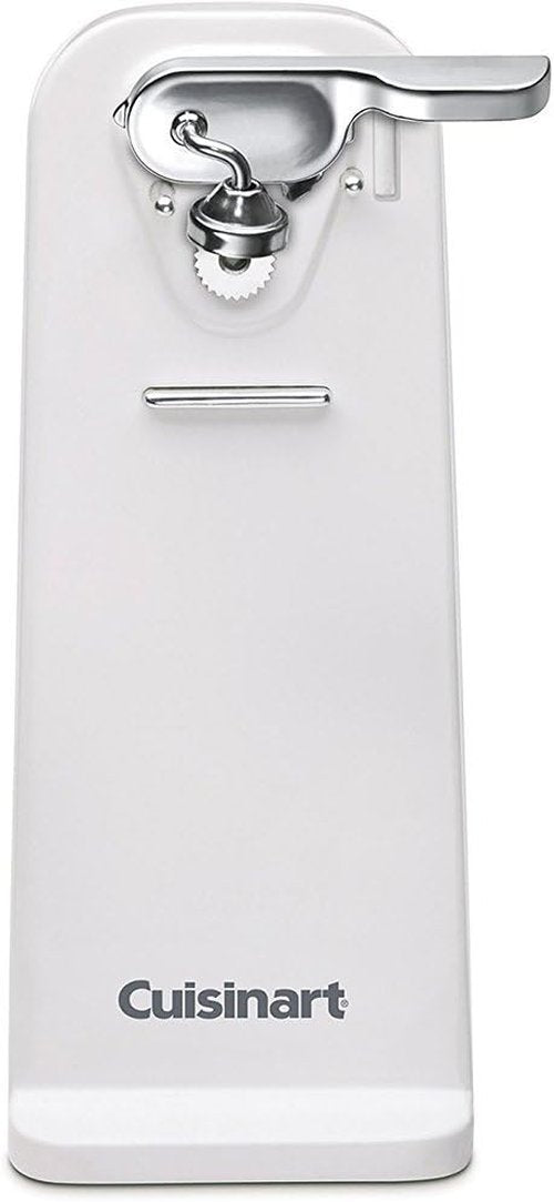 Cuisinart Deluxe Electric Can Opener - Single-Touch Automatic Design | Easy-Clean Detachable Lever, White