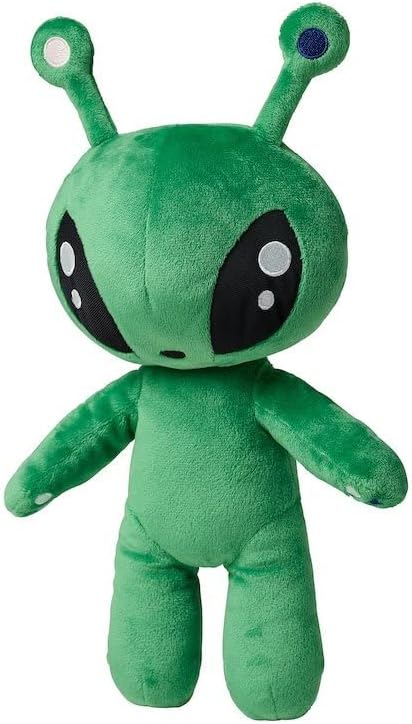 OSOCU 13.5in Green Alien Plush Toy - Ultra-Soft Stuffed Figure for Home & Room Decor | Perfect Gift for Sci-Fi Fans
