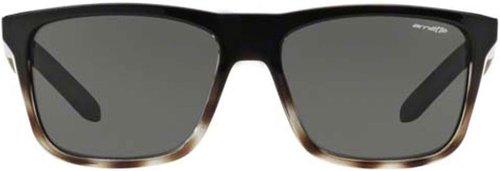 ARNETTE AN4217 Sunglasses - Matte Black Fade to Grey, 57mm Dark Grey Lens
