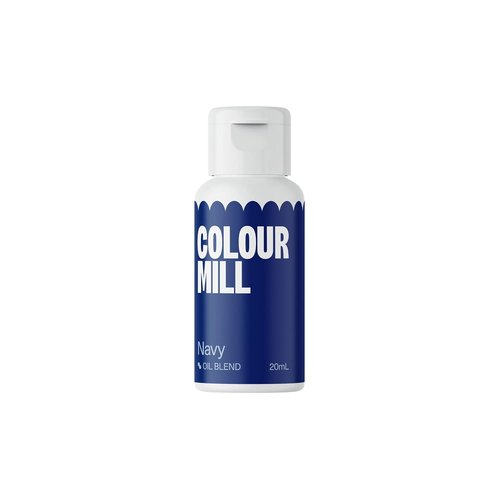 Colour Mill Oil-Based Food Coloring - 20ml Navy | Vibrant, Easy-to-Use Baking Essential