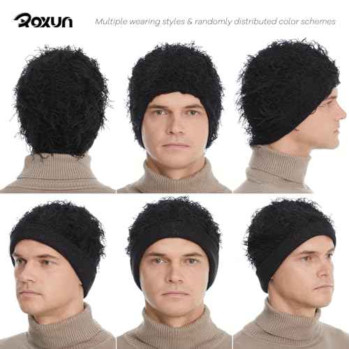 Distressed Beanie, Fuzzy Shiesty Yeat Warm One Size for Men Women Winter Fashion Knit Cap
