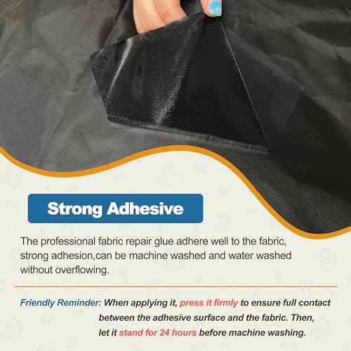KING MOUNTAIN Self Adhesive Nylon Fabric Repair Tape, 4¡¿63 Inches, Quick Down Jacket Repair Patch, Waterproof Outdoor Gear Patch Kit for Tent,Backpacks,Umbrella, Gloves, Sleeping Bag (Black£©