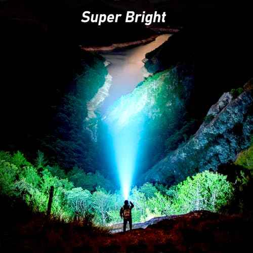 Blukar LED Headlamp Rechargeable,2000L High Lumen Super Bright Dimmable Headlight Flashlight with Motion Sensor- 8 Modes,Spotlight&Floodlight,IPX5 Waterproof for Camping,Hiking,Running,Fishing -2 Pack