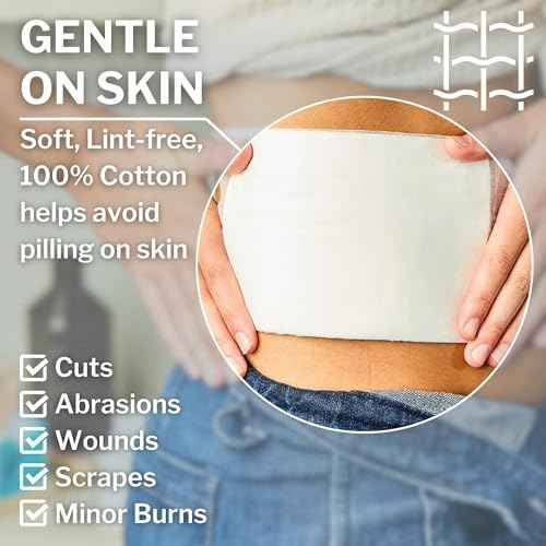 CareStock Abdominal Pads 5x9 in [20-Pack] Sterile ABD Pads, Extra Absorbent, Individually Wrapped, Wound Care First Aid