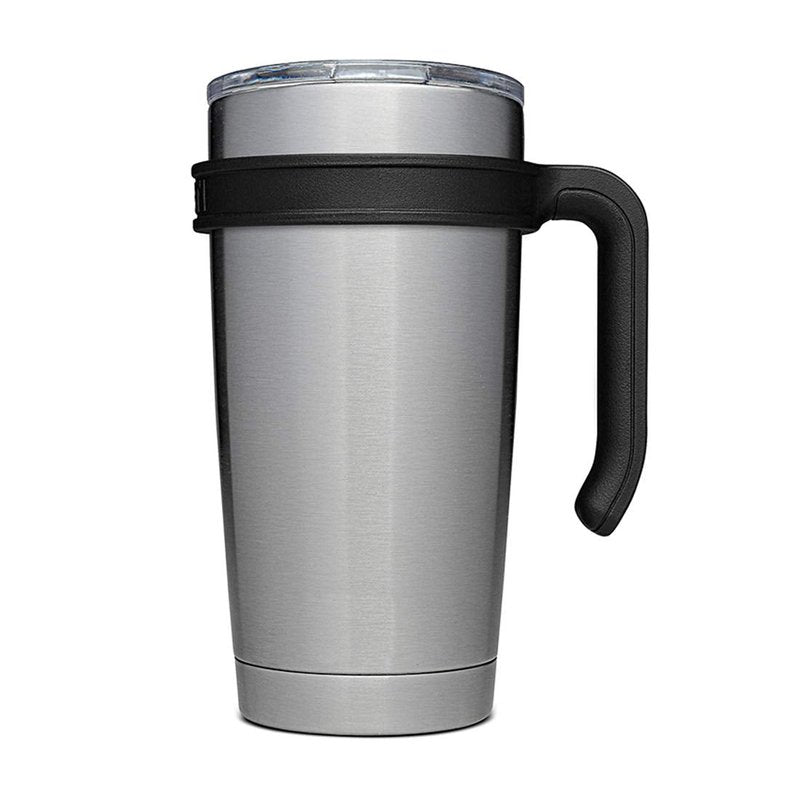 ZYTC 20Oz Tumbler Handle for Yeti,Ozark Trail,Sic Magnum Steel 20 Oz tumblers 2 Pack Black