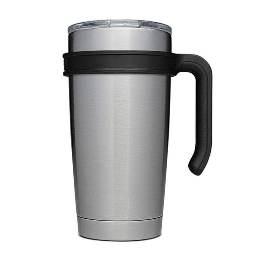 ZYTC 20Oz Tumbler Handle for Yeti,Ozark Trail,Sic Magnum Steel 20 Oz tumblers 2 Pack Black