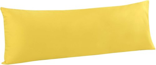 FLXXIE Body Pillow Cover - Super Soft Microfiber 20x54 Pillowcase | Envelope Closure, Stain Resistant, Yellow