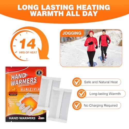 Hand Warmers - Instant Heat, Up to 8 Hours£¨1pcs£© of Cozy Warmth, 20 - Pack for All Your Cold Days£¬20 Count (10 Pack with 2 Warmers per/Pack)