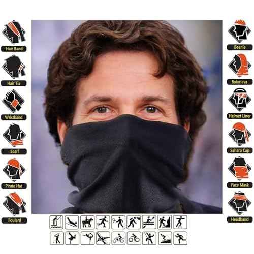 6 Pack Neck Gaiters Tube UV Face Mask Bandana Balaclava Shiesty Magic Scarf Headwear Headbands Wraps for women