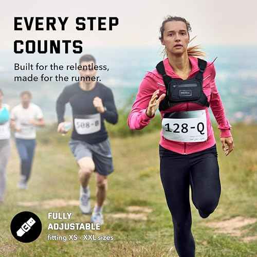 MVRK Water Resistant Chest Pack - Running Vest for Workouts, Running Phone Holder Extra Storage, Lightweight Running Pack