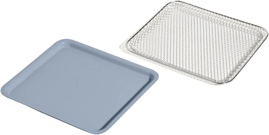 Our Place Wonder Oven Essentials Kit - Extra Air Fryer Basket & Nonstick Bake Pan | Eco-Friendly Blue Salt