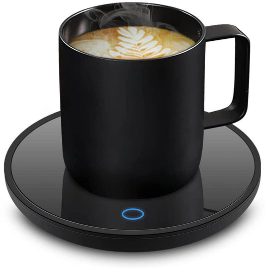 Jisile Candle Warmer, Coffee Mug Warmer, Coffee Cup Warmer with Pressure-Induced Auto ON/Off, Beverage Warmer Plate for Milk Tea, Coffee Accessories for Home Office Desk