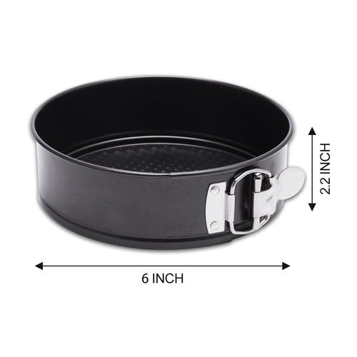 HIWARE 6 Inch Non-stick Springform Pan with Removable Bottom - Leakproof Cheesecake Pan, Compatible with 3 Qt Instant Pot