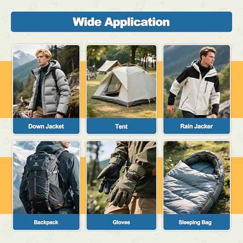 KING MOUNTAIN Self Adhesive Nylon Fabric Repair Tape, 4¡¿63 Inches, Quick Down Jacket Repair Patch, Waterproof Outdoor Gear Patch Kit for Tent,Backpacks,Umbrella, Gloves, Sleeping Bag (Black£©