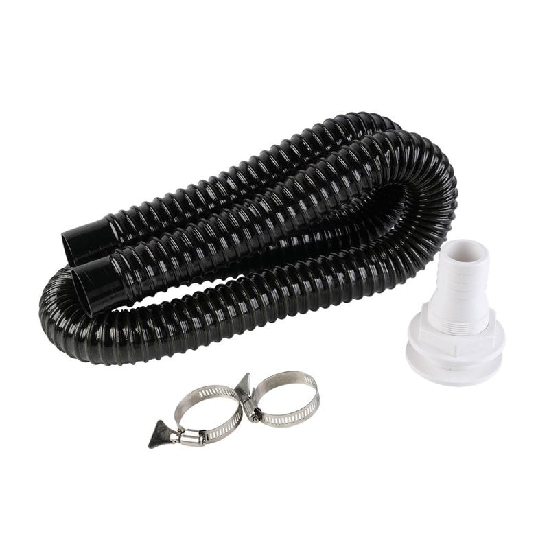 SEAFLO Bilge Pump Installation Kit Hose 3/4" Outlet Inch Dia Plumbing Kit | 4.5 FT Premium Quality Kink-free Flexible PVC Hose| 2 316 Stainless Steel Hose Clamps and 3/4” Thru-Hull Fitting