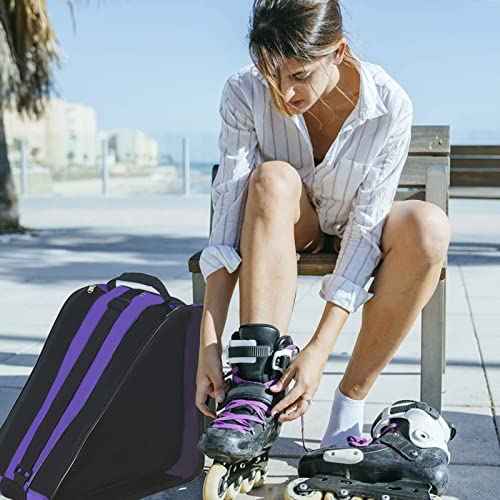 Gooyule Ice Skate Bag - Large Capacity Skating Bag Fits Quad, Inline and Most Roller Skates