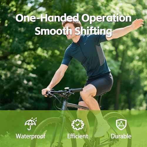 Bike Parts Shifter 3x7 Speed Twist Bicycle Shifter, 3 Speed Grip Shifter and 7 Speed Shifter Bike Gear Shifter for Tricycle Hybrid Mountain Hybrid Kids Bike Cruiser
