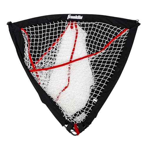 Franklin Sports Backyard Lacrosse Goal - Kids Portable Mini Lacrosse Training Net - Lax Practice Equipment - Easy Assemble Lax Goal for Practice - Perfect for Youth Training - 4' Feet x 4' Feet