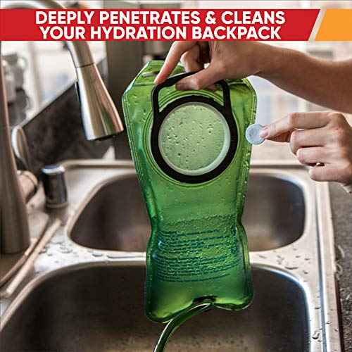 Hydration Backpack Cleaning Tablets - (36 Tablets) Great for Reservoir Pack or Hydration Bladder Kit, Individually Packed, Quickly Removes Stubborn Stains & Odors