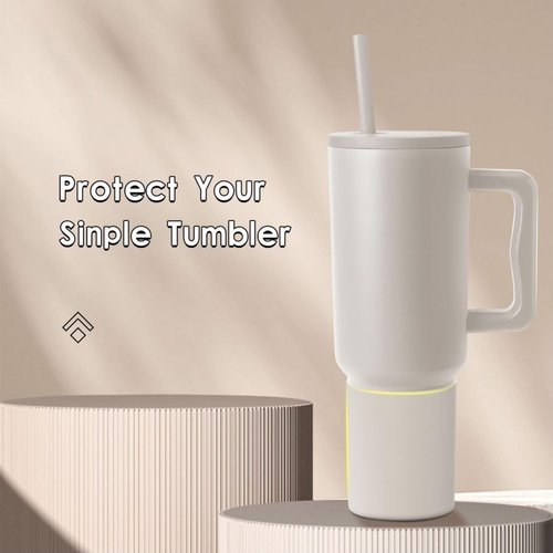 BKBY Silicone Boot Compatible with Sinple Midern 24/30/40 oz Tumbler with Handle/Trek Pivot, Protective Anti-Scratch Bottle Bottom Sleeve Cover Compatible with Sinple Midern Tumbler