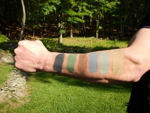 Carbomask Camo Face Paint 1 oz. Three-Pack - No Grease, No Glare, Easy Removal