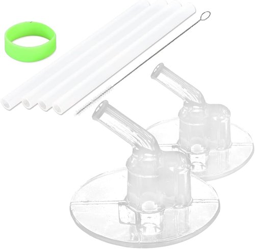 Greant Replacement Straws for Thermos 12oz Bottle - 2 PCS Compatible with F401 & F410 Models