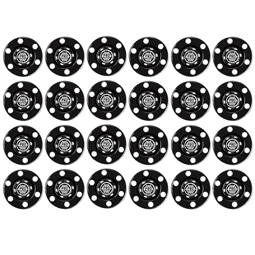 Franklin Sports NHL Street Roller Hockey Pucks - Pro Commander Outdoor Roller Hockey Pucks for Practice + Training - Outdoor Hockey Street Pucks with Rollers - 24 Bulk Packs, 6 Packs + Single Pucks