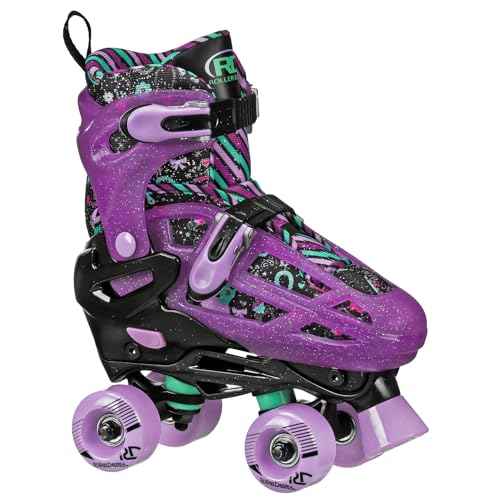 Roller Derby Falcon 2-in-1 Combo Quad and Inline Skates for Kids, Adjustable Sizing