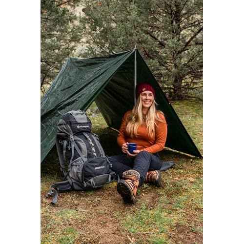 Stansport Medium-Duty Rip-Stop Tarp 20' x 30' - Dark Green (T-2030) - Medium Duty Waterproof for Outdoor Camping - 5 Mil Thick, Durable and Reliable Cover for All Your Camping Needs