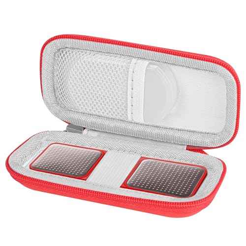 Heart Rate Monitor Case KardiaMobile EKG Monitor 1L 6L, Portable Hard EVA Kardia Mobile Case with Climbing Clip, Protective KardiaMobile EKG Organizer
