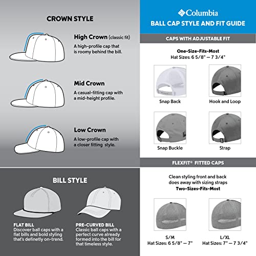 Columbia Unisex-Adult PFG Elite 3D Stretch Snap Back