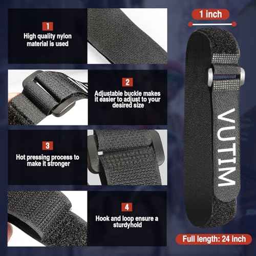 4PCS Bike Rack Strap, Bike Rack Accessory, Adjustable Bike Wheel Stabilizer Strap, Non-Slip Fixed Bike Wheel, Suitable for Camping Equipment, Yoga Mats, Binding Sport Bottle Bicycles, Curtains