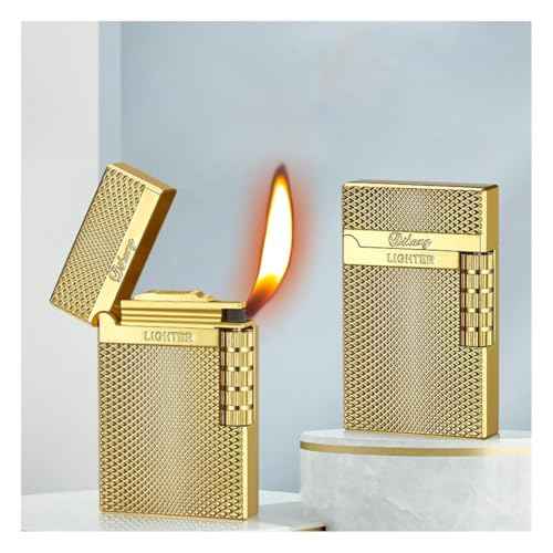 Dragon Relief Metal Lighter - Refillable Butane, Soft Flame, Flip Lighter for Camping & Gifts