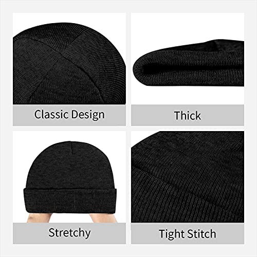 Ghost Halloween Beanie Hats for Men Women, Cute Embroidered Winter Warm Soft Skull Spooky Pumpkin Knit Caps