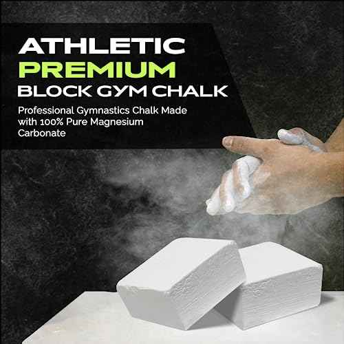 Rage Fitness Premium Gym Chalk, Pure Magnesium Carbonate Chalk for Excellent Grip, Weightlifting, Gymnastics, Rock Climbing - Block Chalk 1 LB