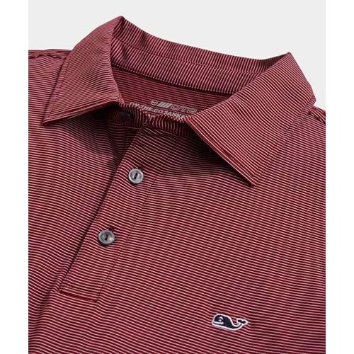 vineyard vines Mens St. Jean Stripe Sankaty Performance Polo