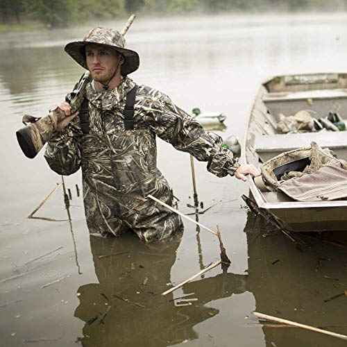 FROGG TOGGS Rana II PVC Bootfoot Camo Waterproof Fishing Chest Wader for Fishing, Cleated Outsole