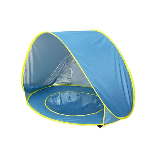 PandaEar Baby Beach Tent with Pool, Pop Up Sun Shelter for Infant Toddlers, Portable UV Protection Shade with Carry Bag for Outdoor Travel, Camping