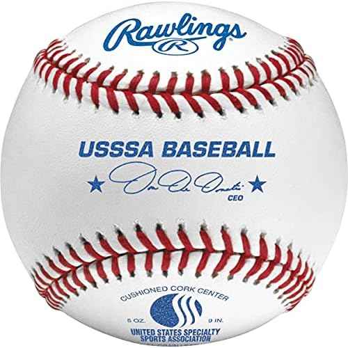 Rawlings | USSSA Baseballs | Tournament Grade | ROLBUSSSA | Youth/14U | 12 Count